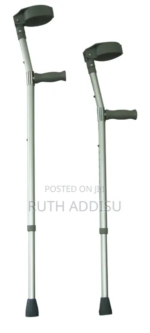 Ergonomic Forearm Crutches, Foldable Height Adjustable Elbow Crutche