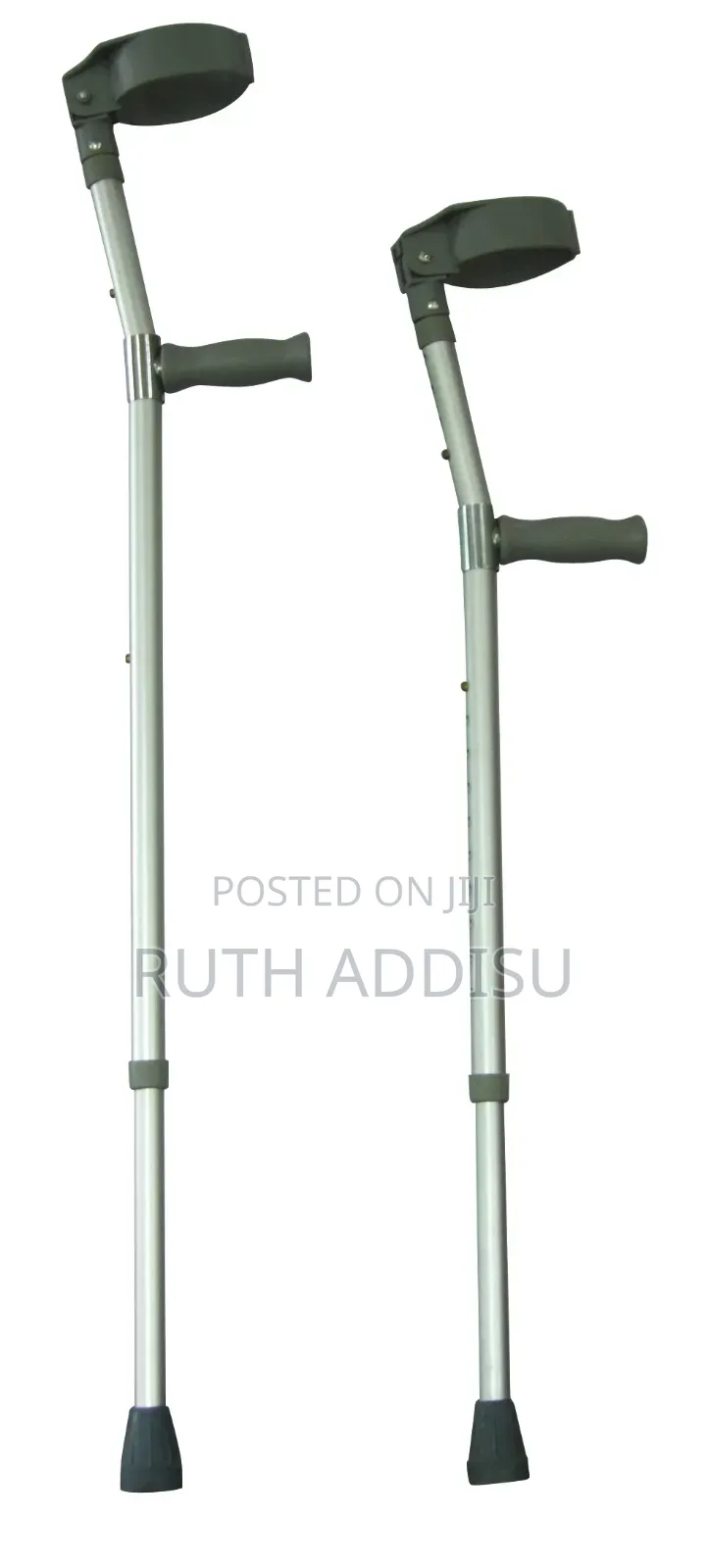 Ergonomic Forearm Crutches, Foldable Height Adjustable Elbow Crutche