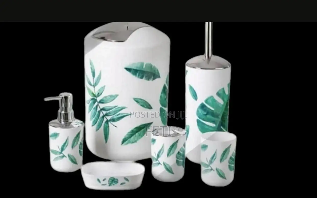 6 Pcs Bathroom Set