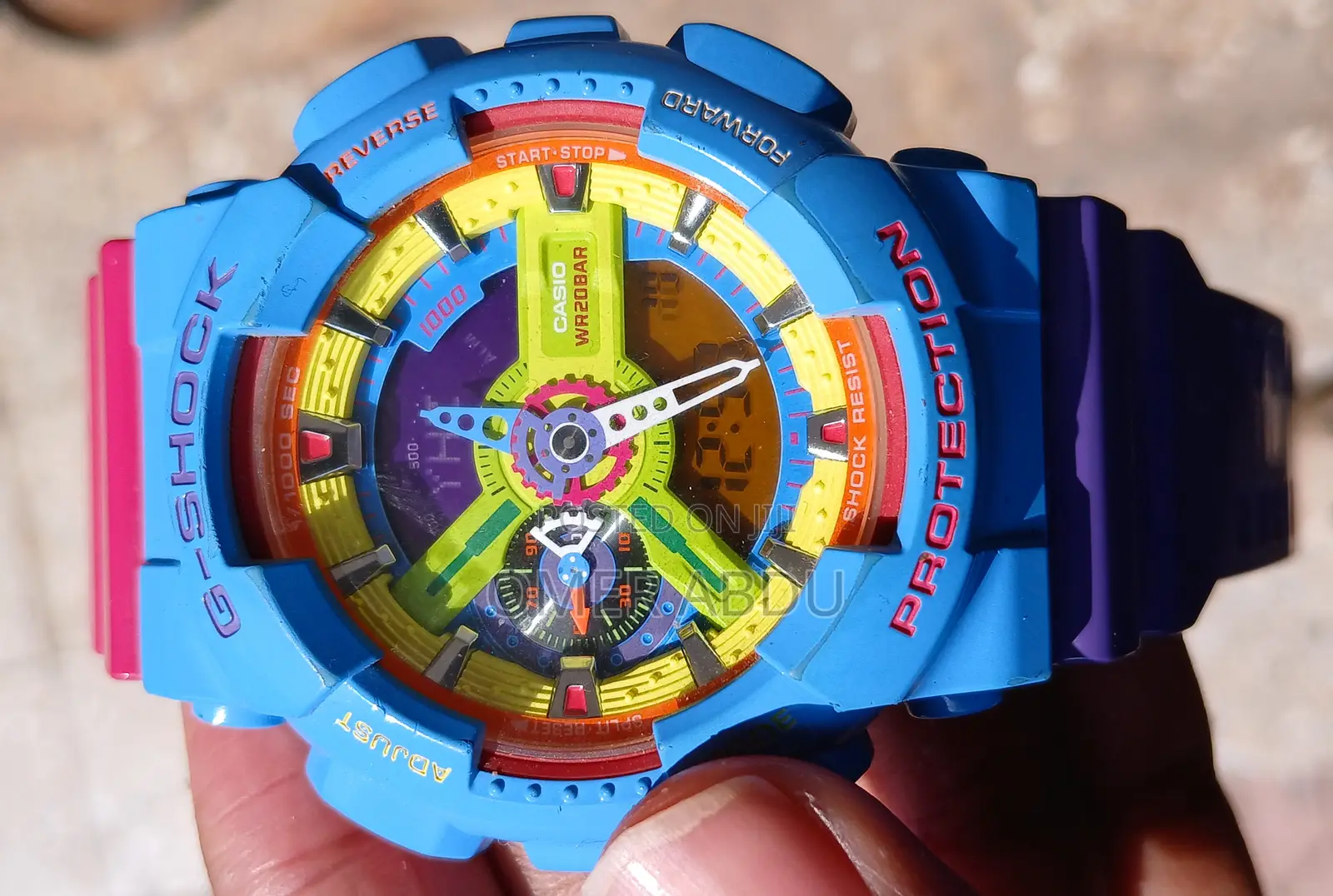 Casio G-shock Ga-110f-2 Hyper Colour Limited Edition
