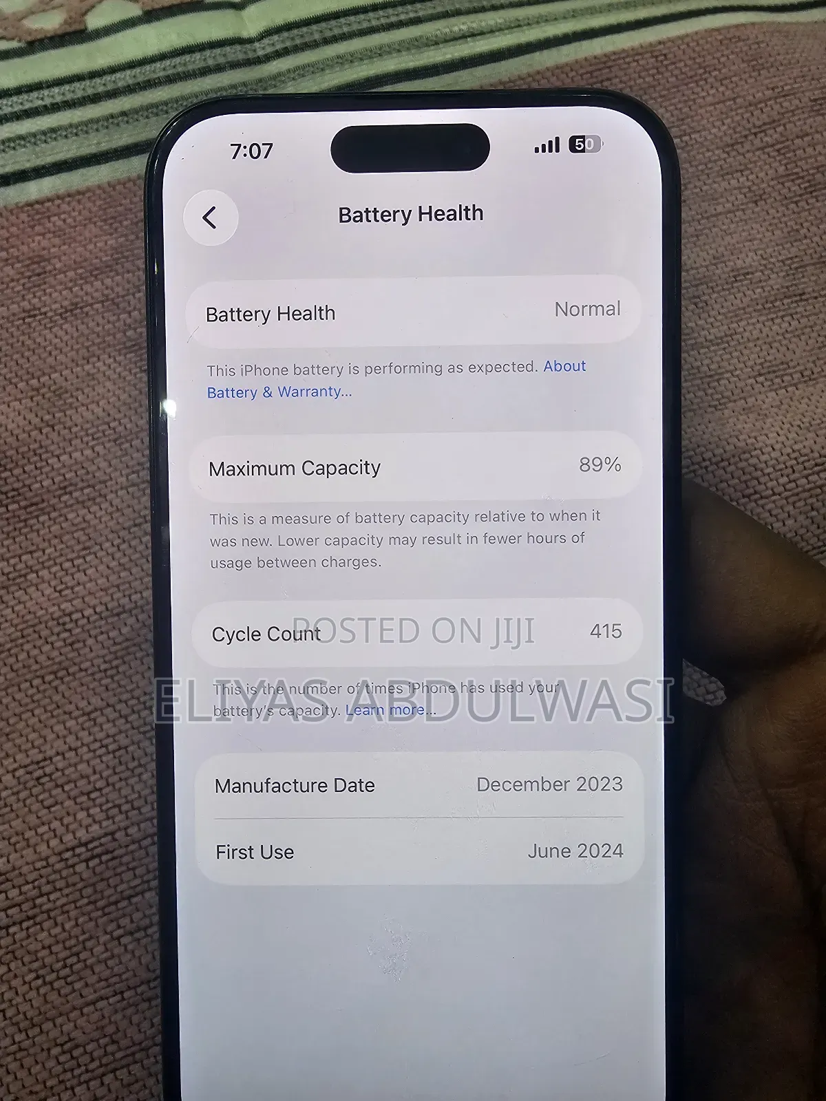 Apple iPhone 15 Pro 128 GB Blue