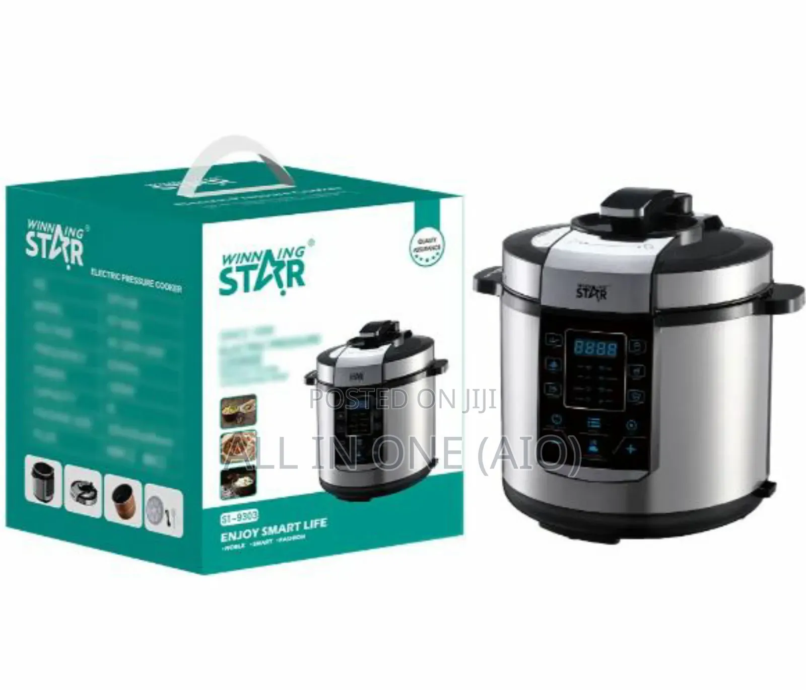 Winning Star 1000w 6l Multifunction Electric Pressure Cooker- St-9303