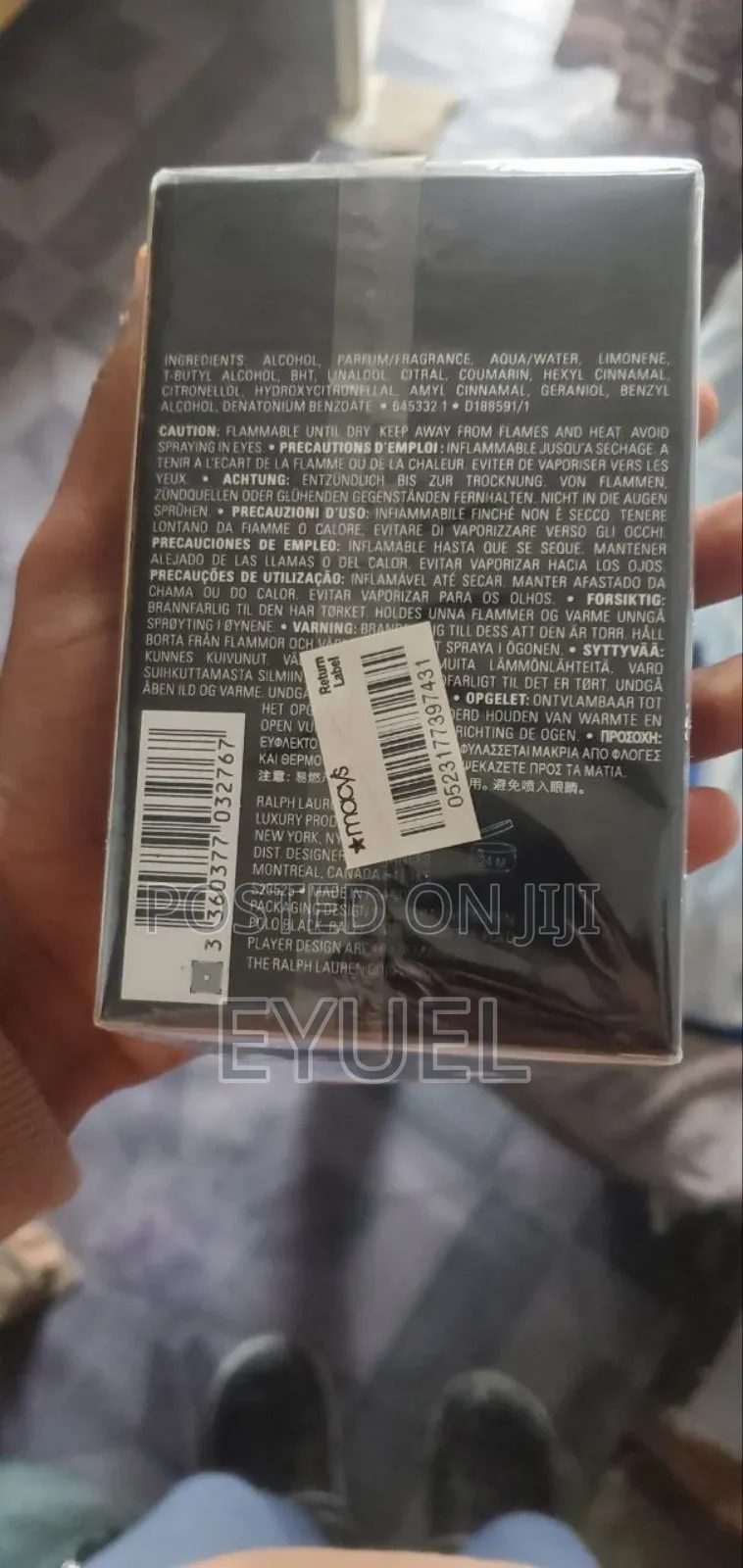 Ralph Lauren Polo Black Eau De Toilette