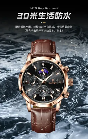 Poedagar Luxury Casual Top Brand Business Male Watch