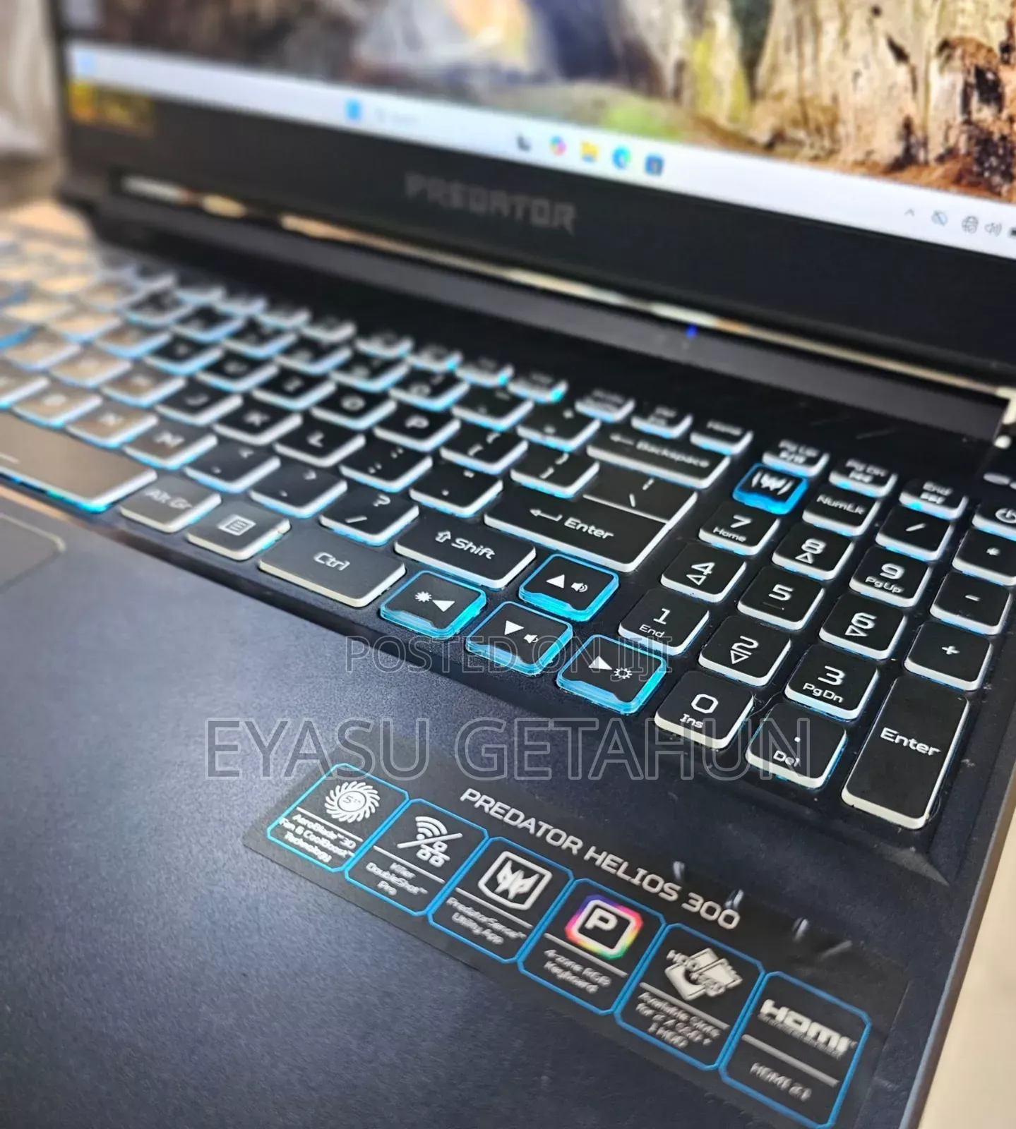 New Laptop Acer Predator Helios 300 16GB Intel Core I7 SSD 512GB