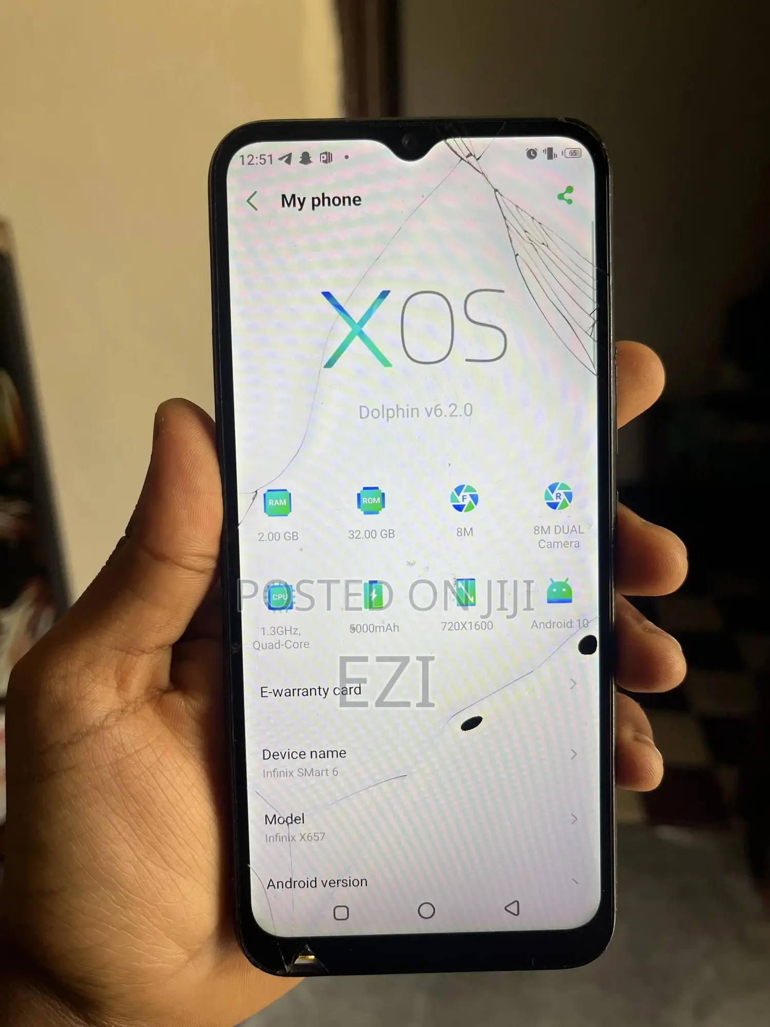 Infinix Smart 6 32 GB Black