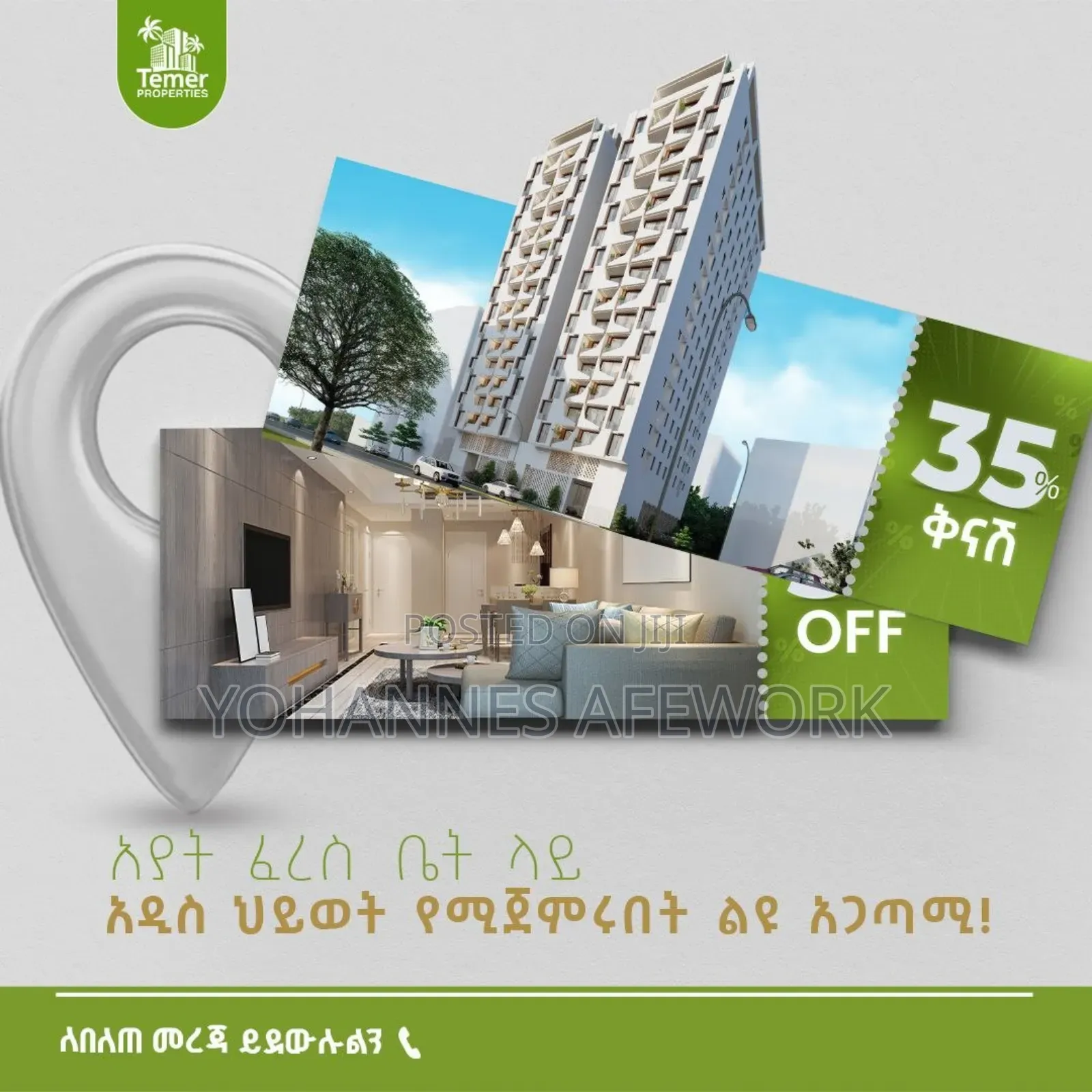 1bdrm Apartment in Arada for sale