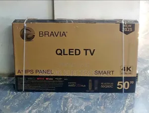 Photo - Bravia 50"inches Qled Smart Tv – Frameless Design + 2 Remotes!
