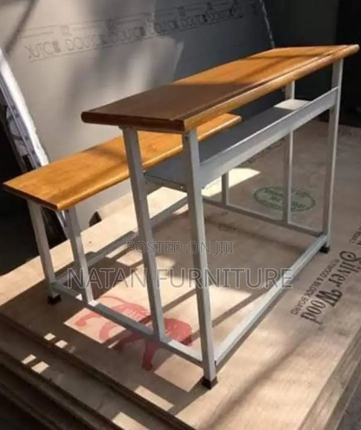 School Chair Combined Desk Wanza Wooden Top Table and Chair Sit