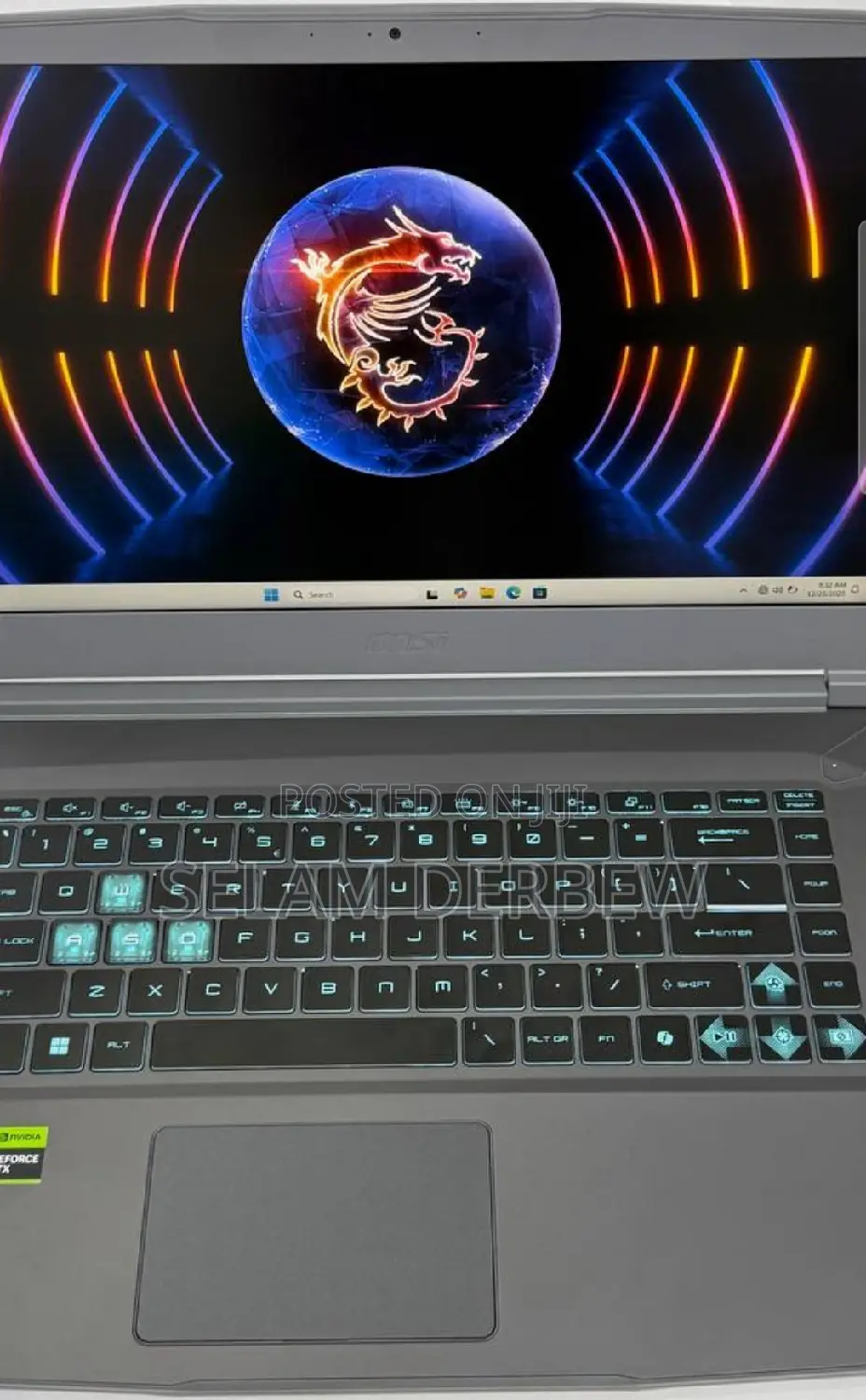 New Laptop MSI GF75 Thin 16GB Intel Core I5 SSD 512GB