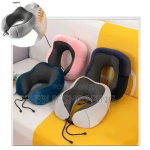 Plush Memory Foam Neck Pillow For Optimal Cervical Alignment