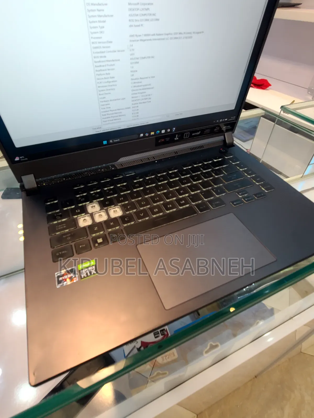 New Laptop Asus ROG Strix G15 16GB AMD Ryzen 7 SSD 512GB