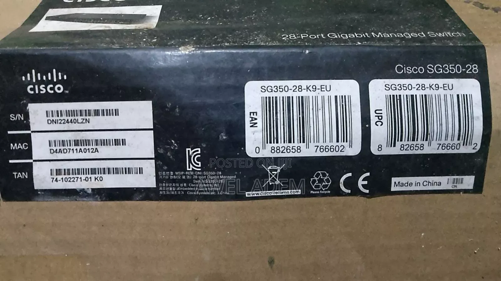 Cisco Sg350-28--Eu 28-Port Gigabit Managed Switch
