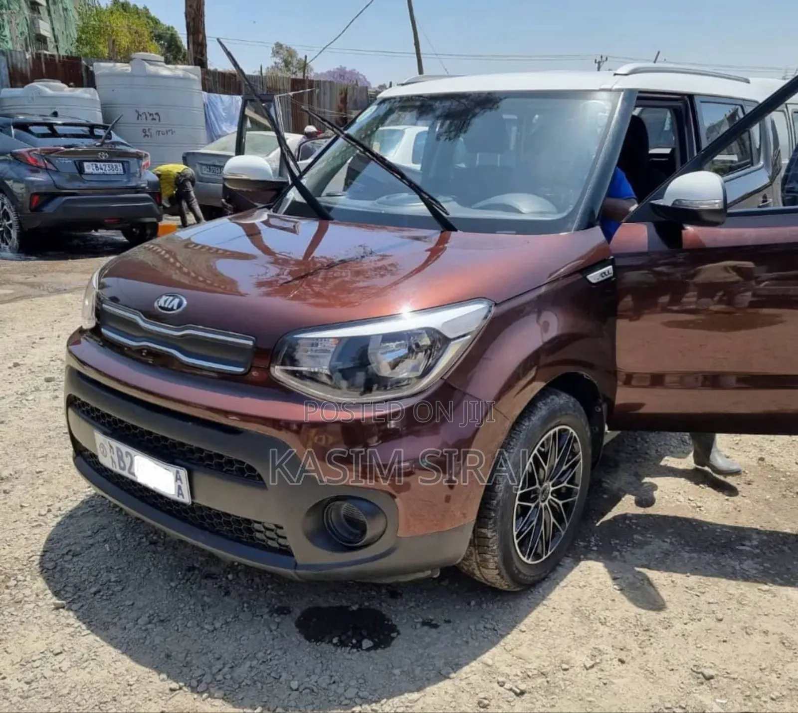 Kia Soul Hatchback 2017 Burgundy
