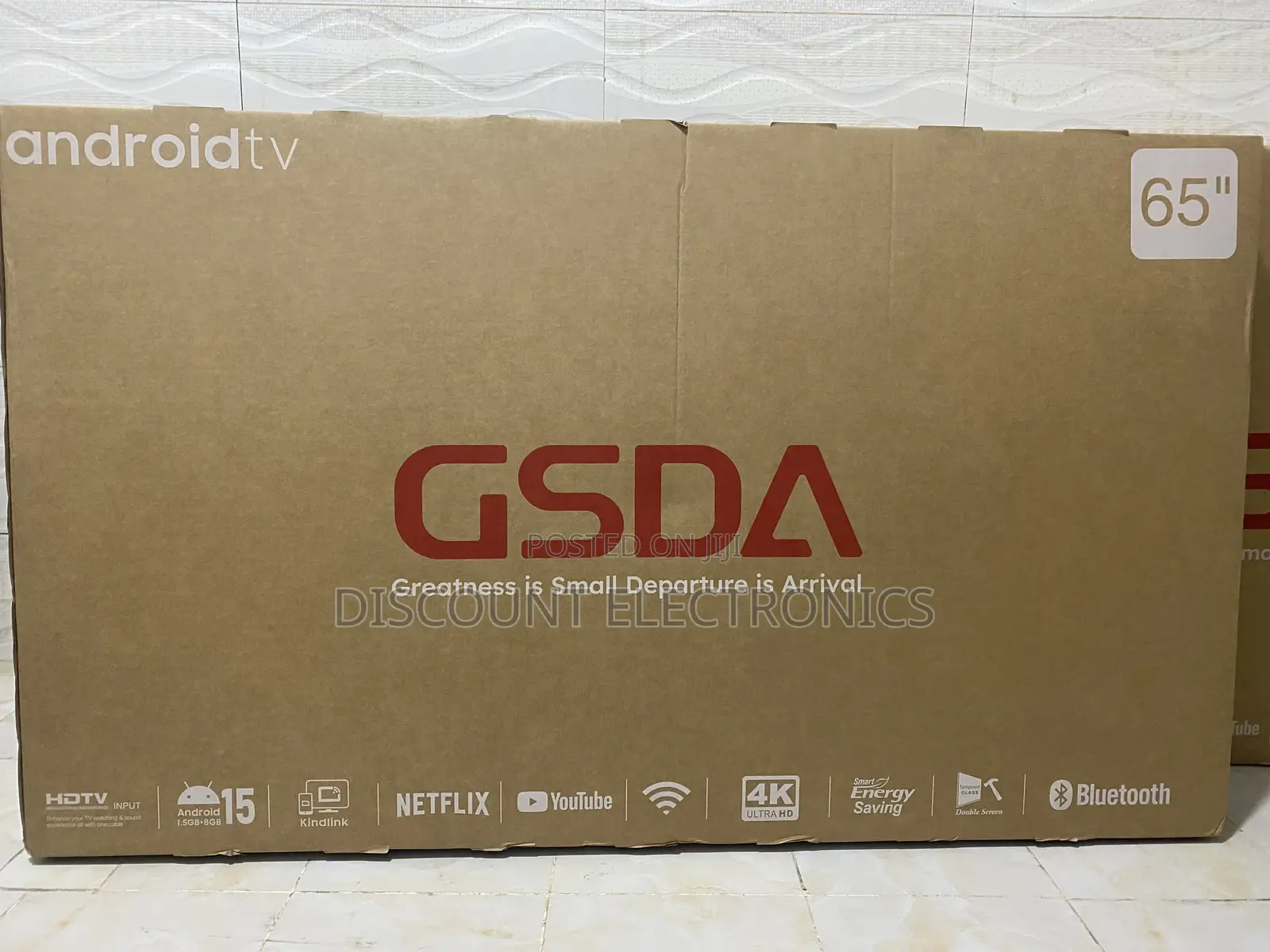 “Gsda 65-Inch Android Tv | Uhd Smart Television With Built-in Wifi”