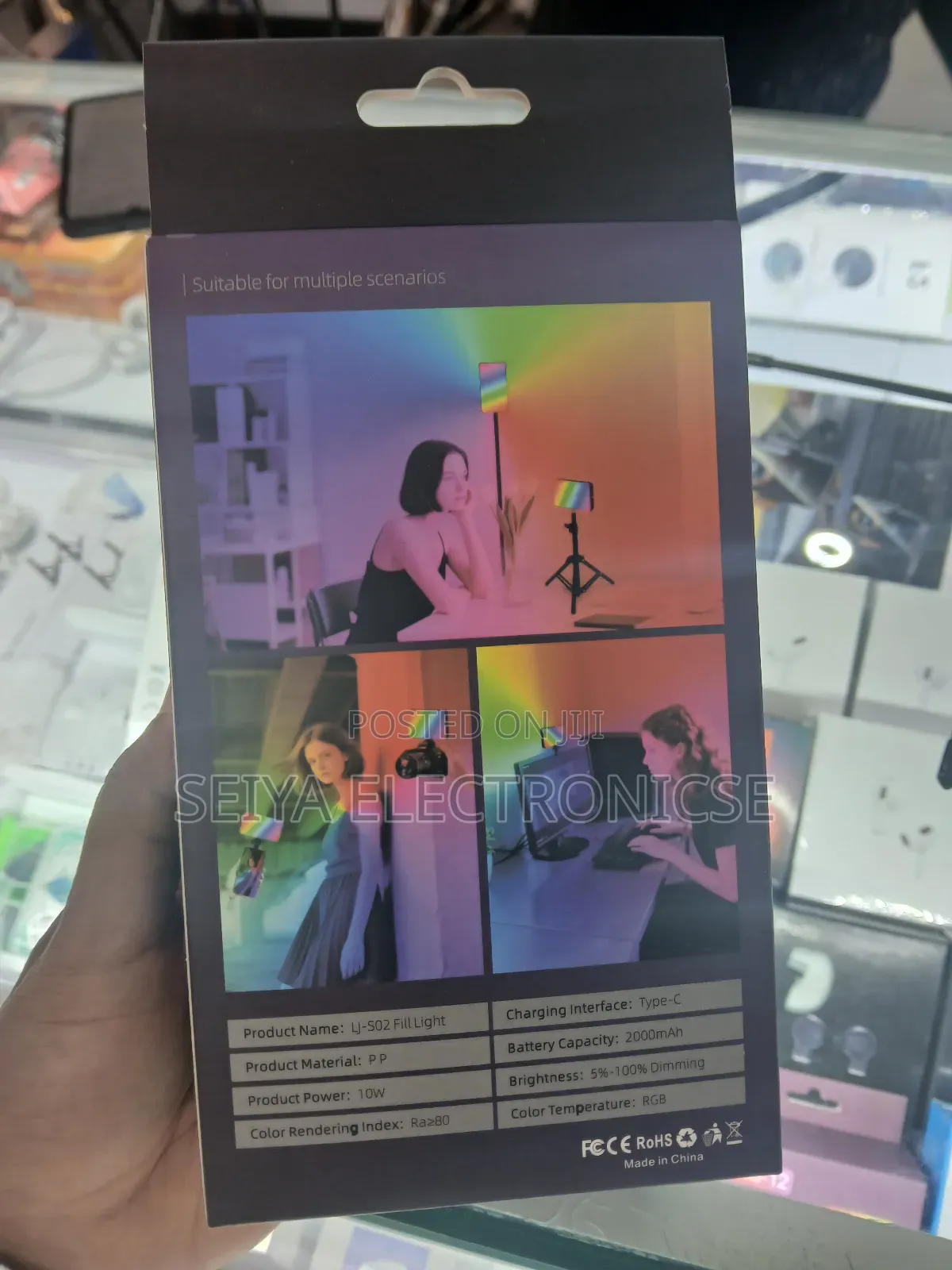 RGB Mobile Laptops Led Fill Ring Light.