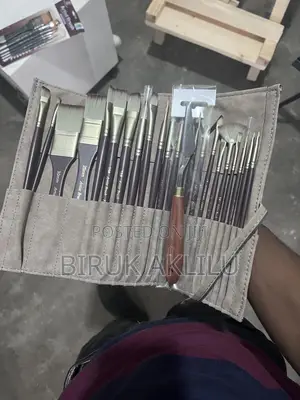 Giorgione Premium 24-Piece Artist Paint Brush Set.