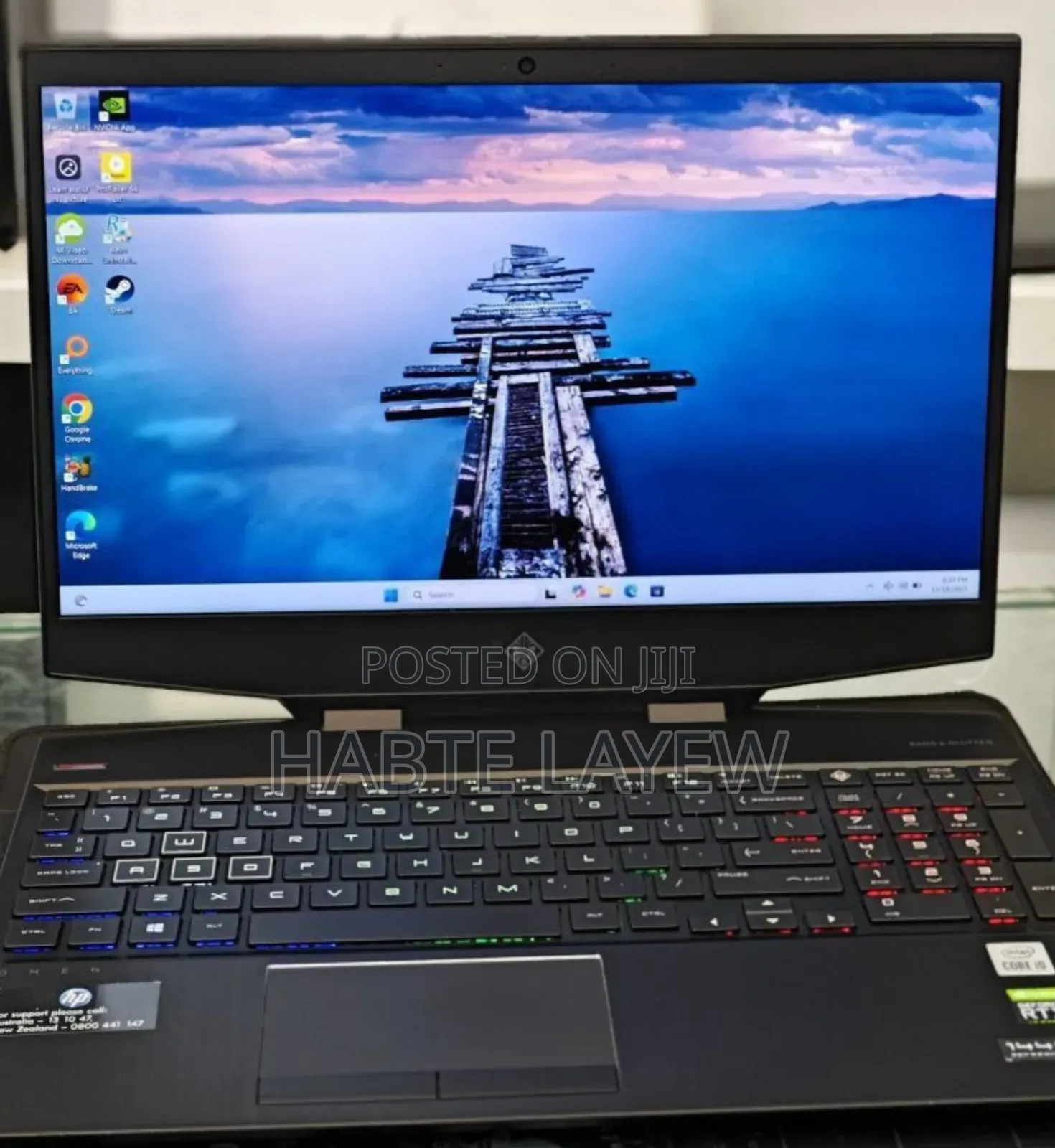 New Laptop HP Omen 15 16GB Intel Core I7 SSD 1T