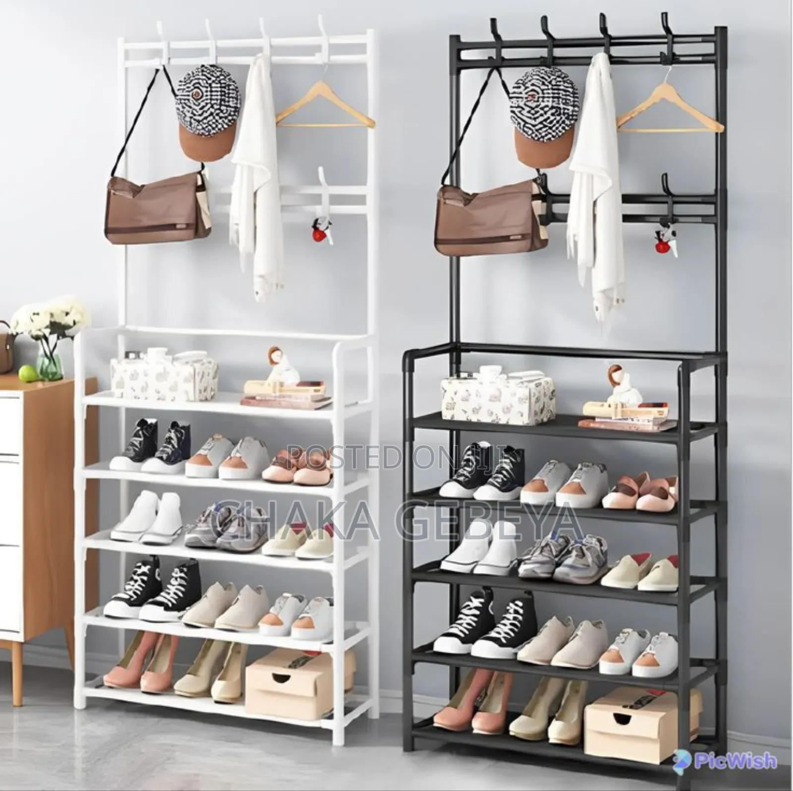 Multifunctional Shoe Hat Rack - Water-resistant - Space-saving