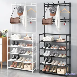 Photo - Multifunctional Shoe Hat Rack - Water-resistant - Space-saving