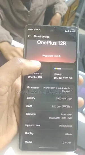 OnePlus 12R 128 GB Black