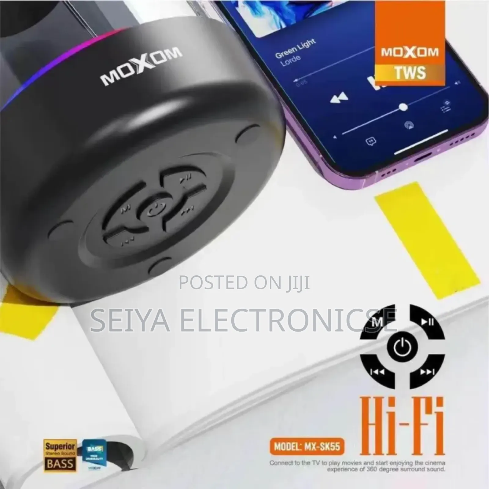 Moxom Mx-Sk55 Led Super Power Wireless Speaker.