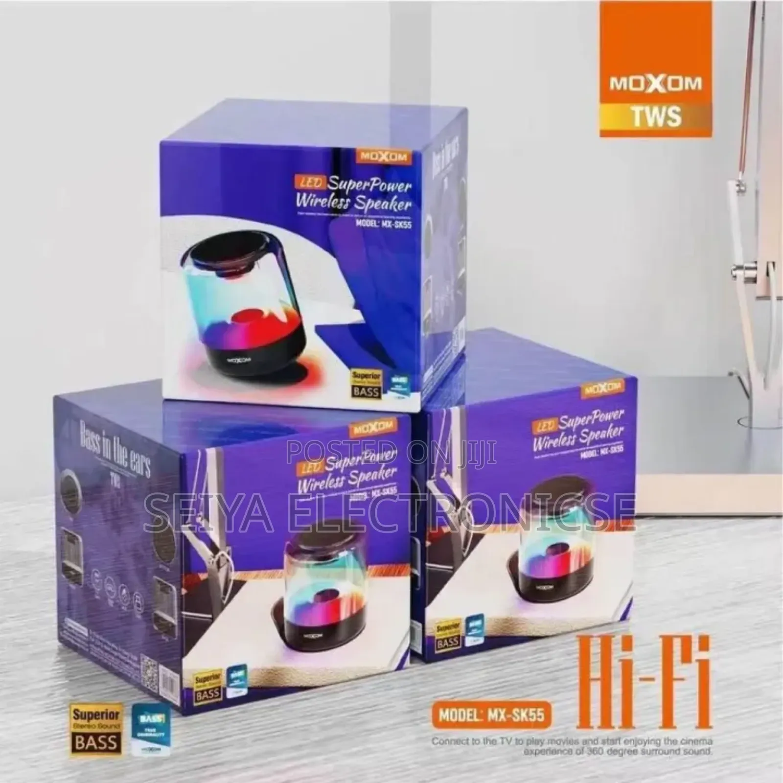 Moxom Mx-Sk55 Led Super Power Wireless Speaker.