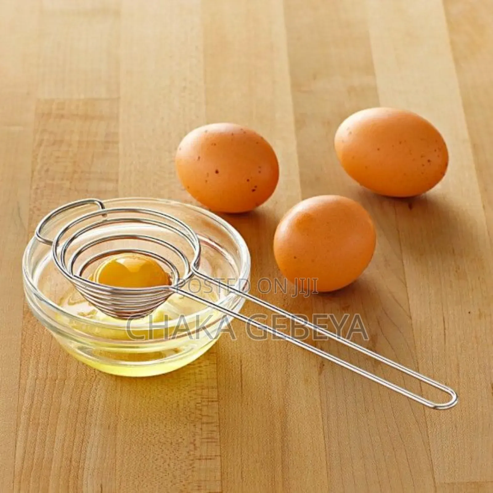 Premium Egg Yolk Separator - Includes Hanger Hook -Easy to Use Clean