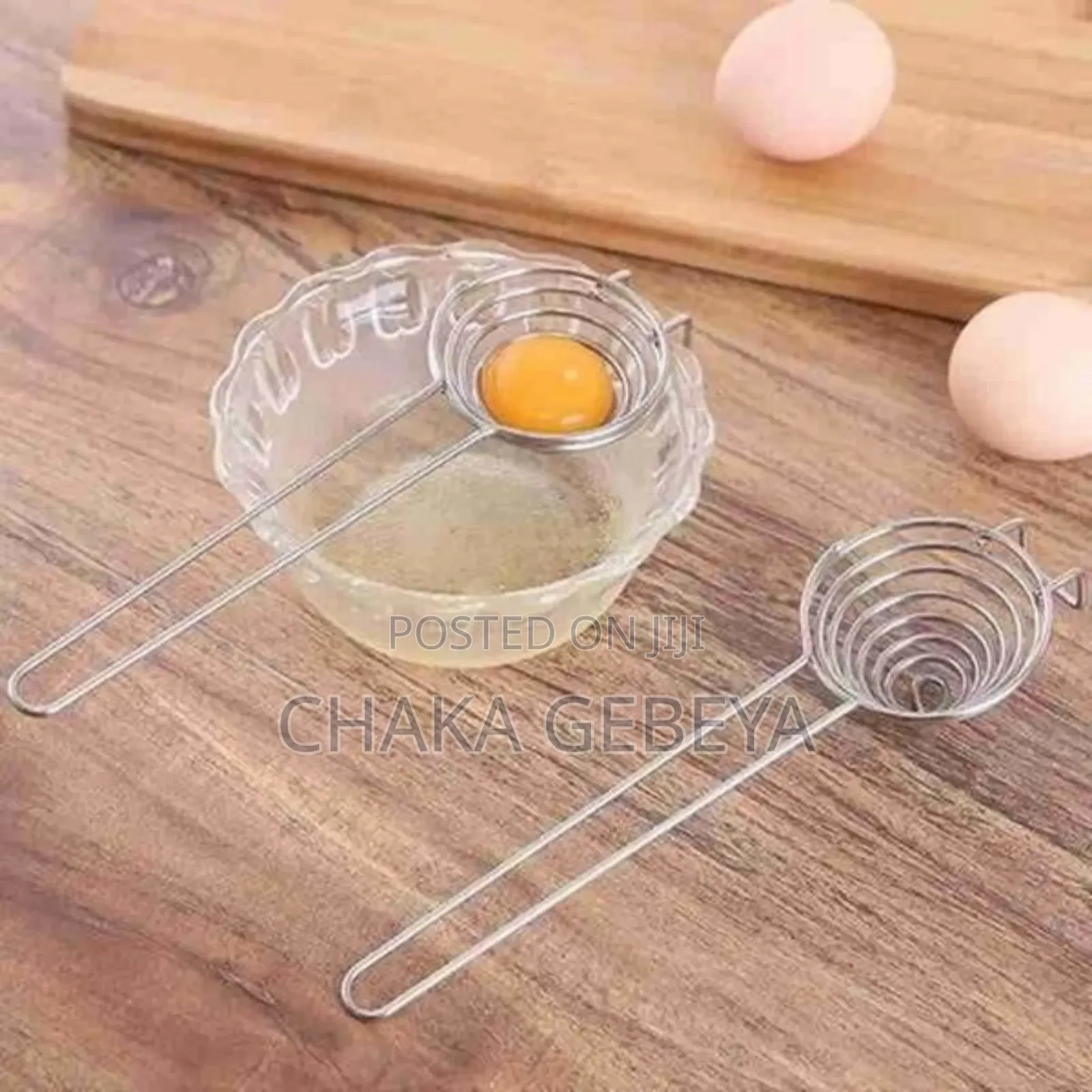 Premium Egg Yolk Separator - Includes Hanger Hook -Easy to Use Clean