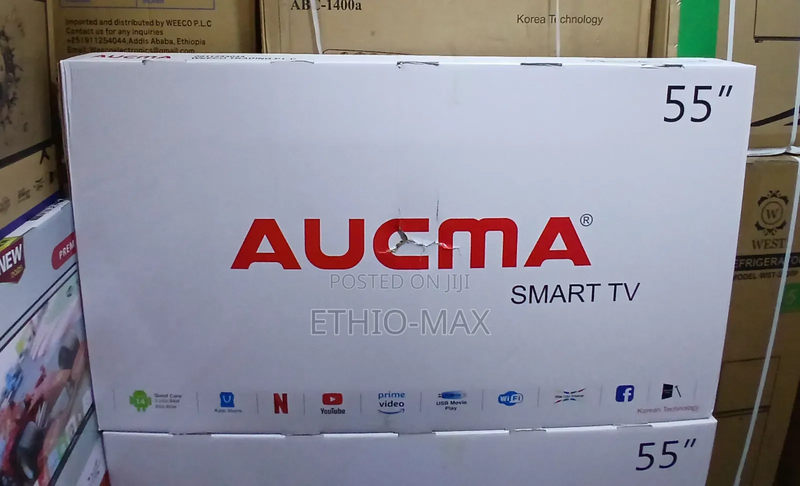 Acuma 55” Smart Android Tv – New Arrival | Double Glass | Ready