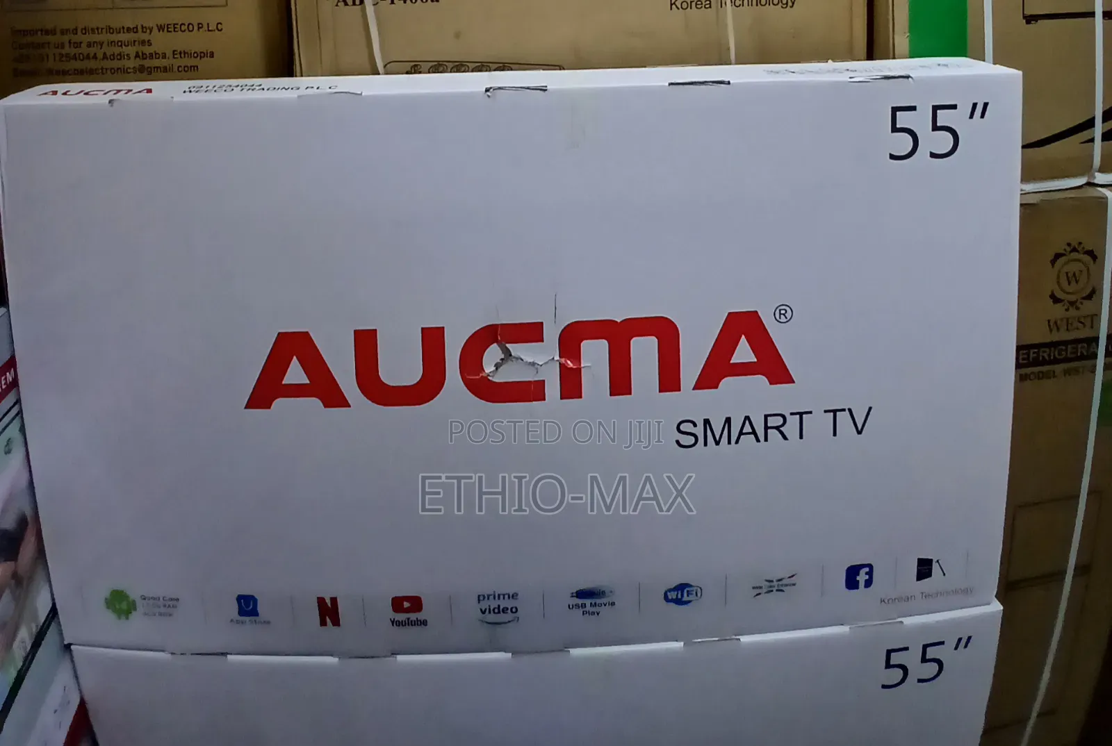 Acuma 55” Smart Android Tv – New Arrival | Double Glass | Ready