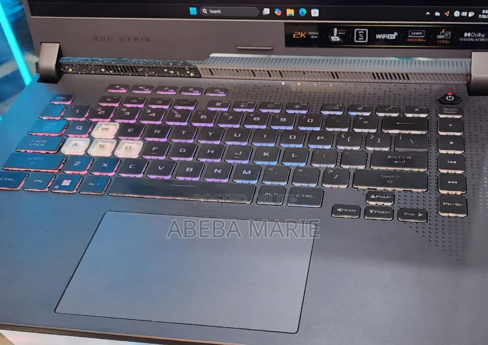 New Laptop Asus ROG Strix G16 G614 16GB AMD Ryzen 7 SSD 1T