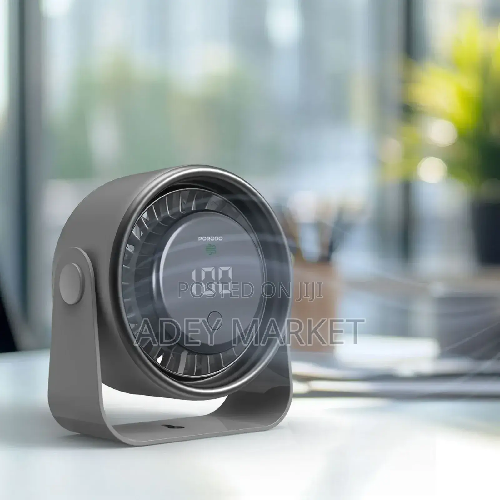 Porodo Flura Mini Cooling Fan With Desktop Wall Mount