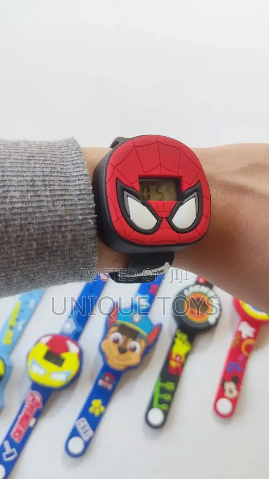 3d Silicone Cartoon Digital Watch for Kids