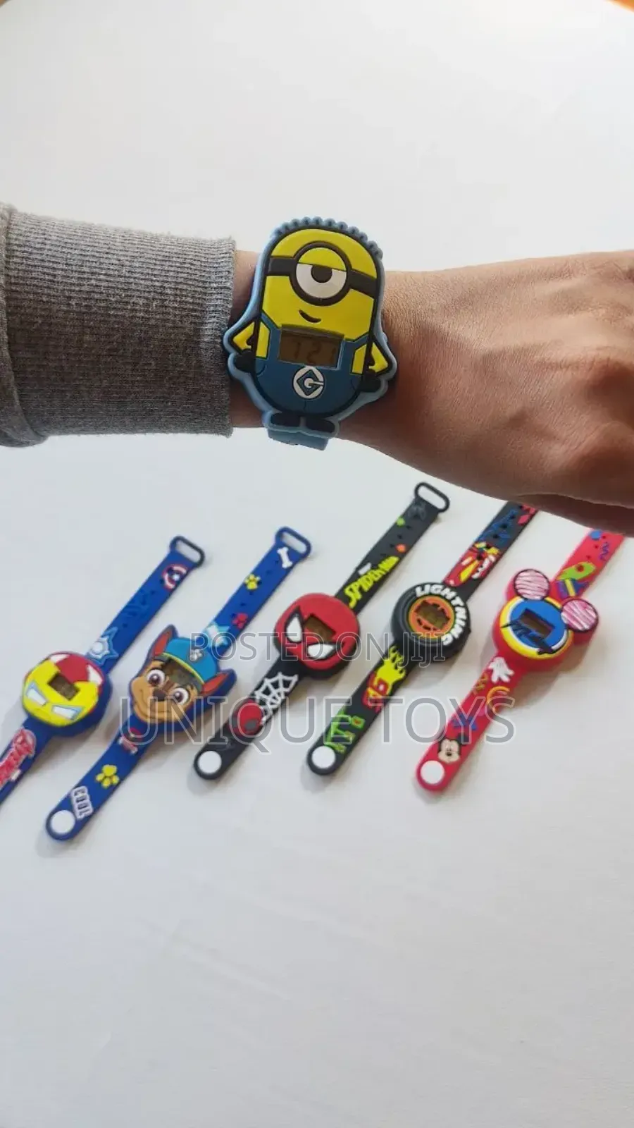 3d Silicone Cartoon Digital Watch for Kids