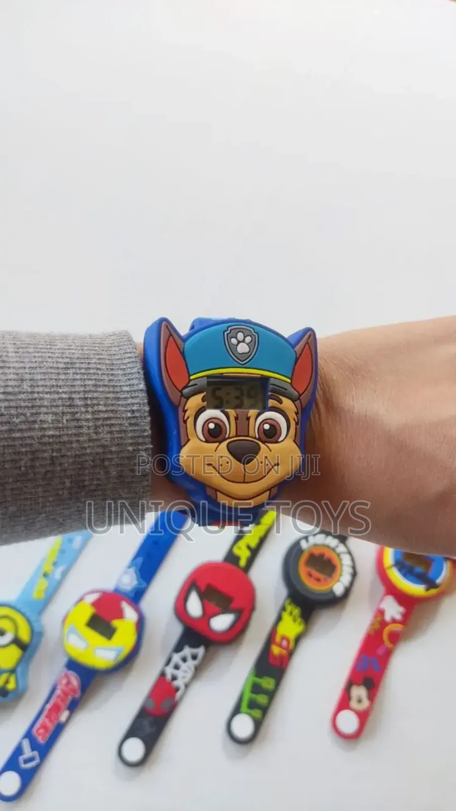 3d Silicone Cartoon Digital Watch for Kids