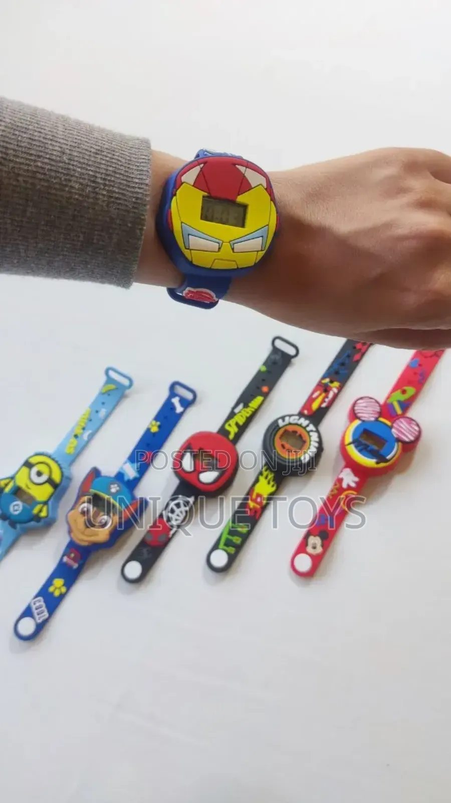 3d Silicone Cartoon Digital Watch for Kids