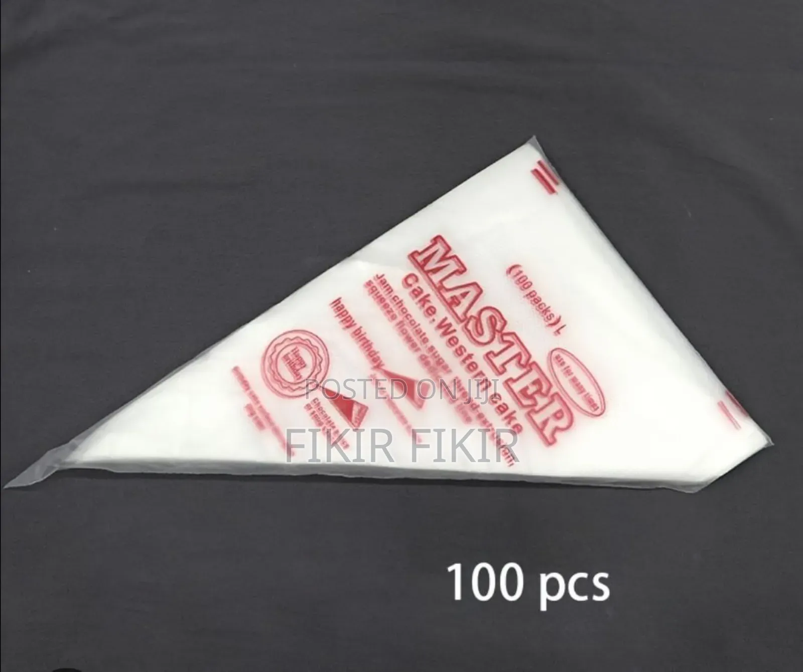 100 Pcs Cream Piping Bags