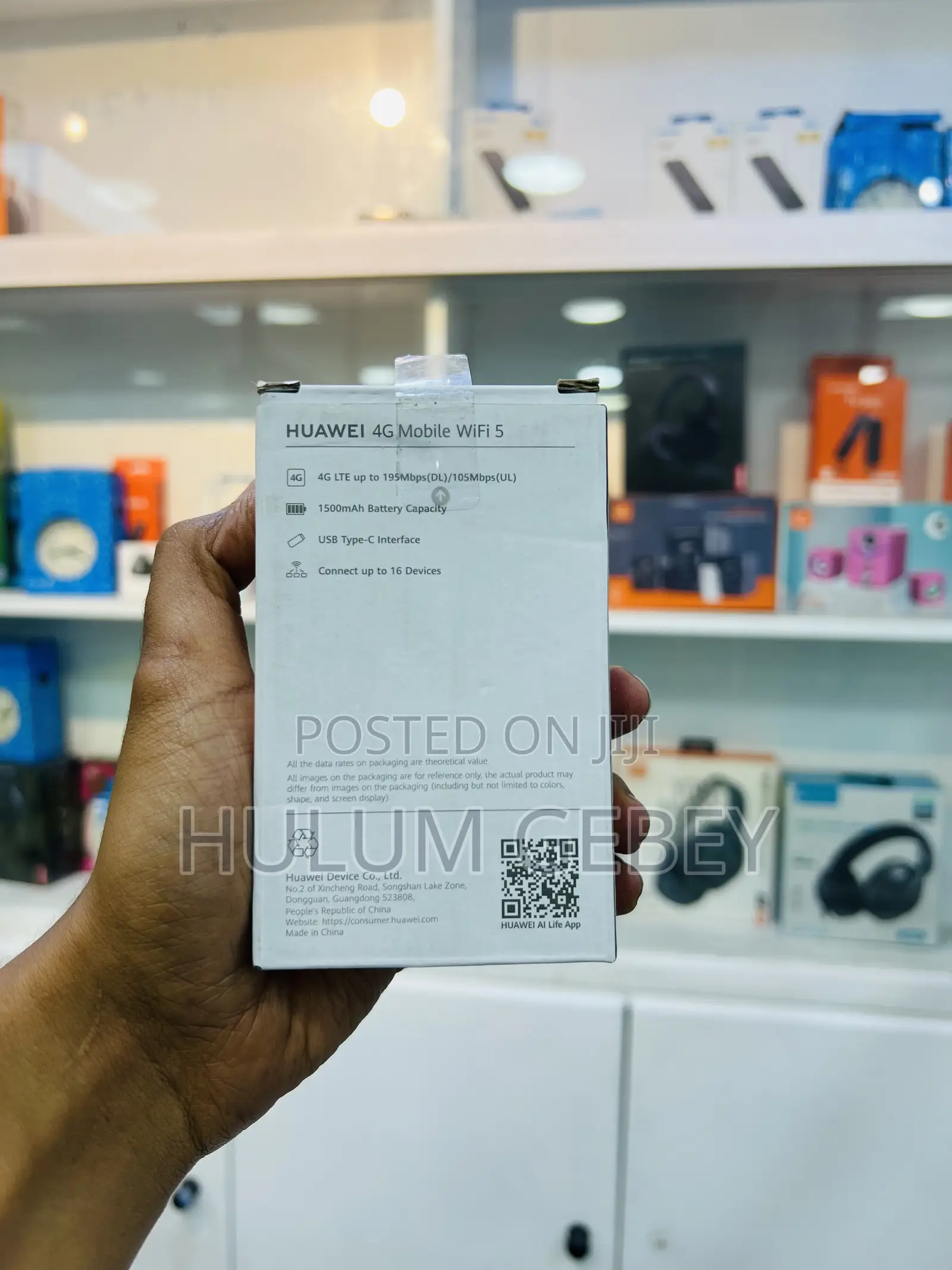 Huawei 4g Mobile Wifi 5 Lte 195mbps | Up to 16 Devices