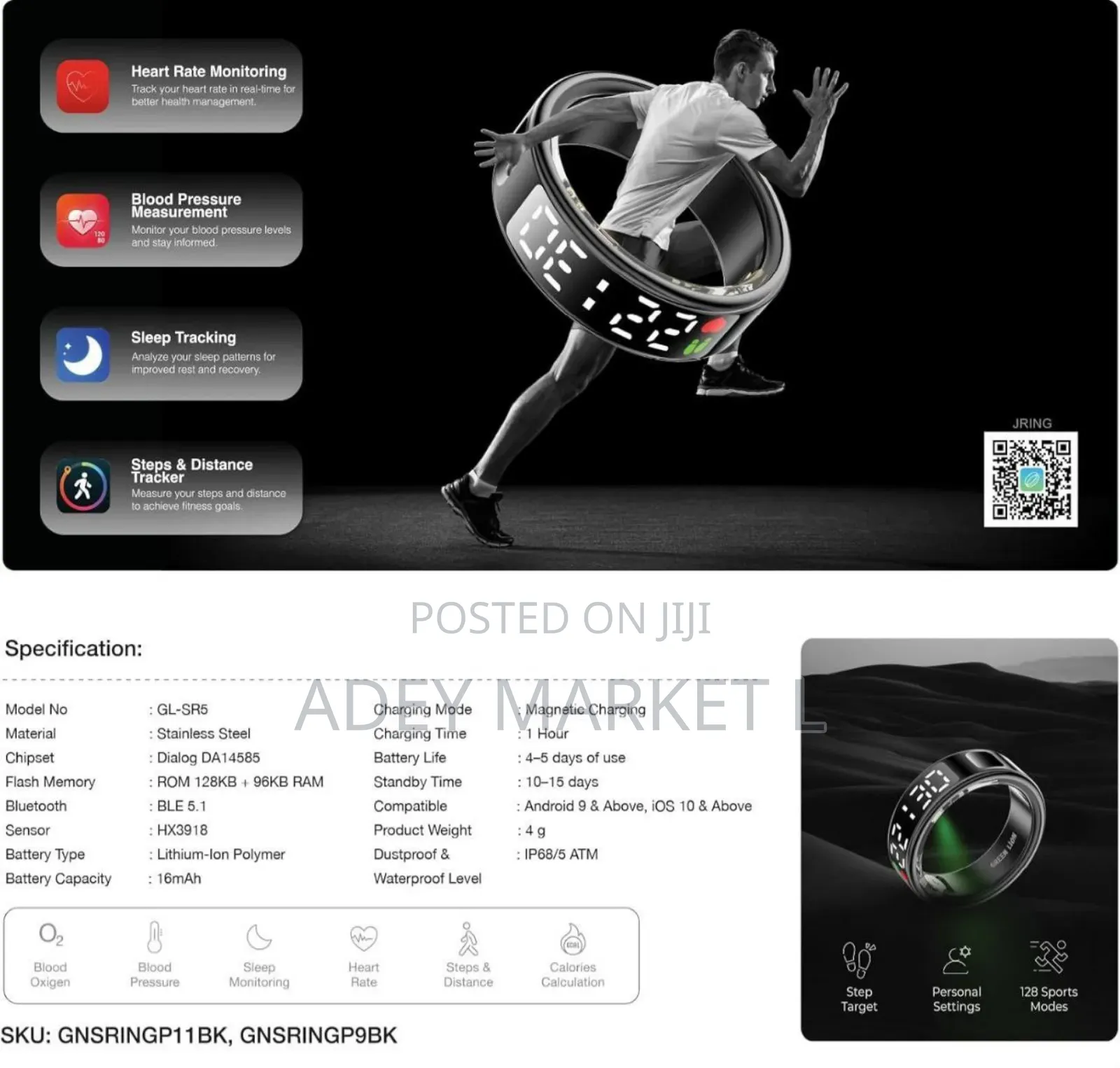 Original Smart Ring Pro With Digital Display