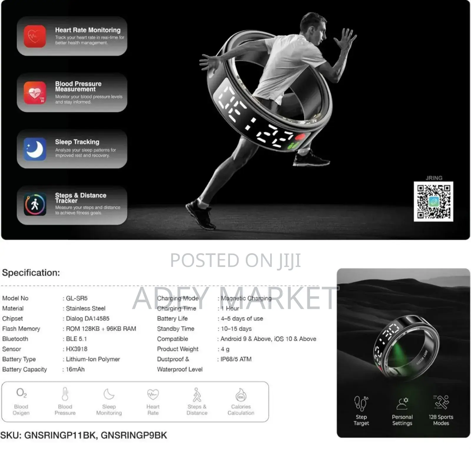 Original Smart Ring Pro With Digital Display