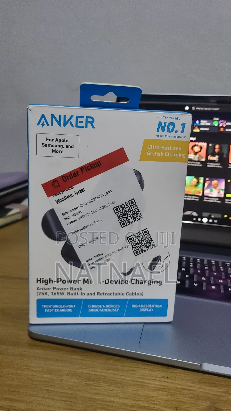 Anker Laptop Power Bank, 25,000mah Portable Charger With Triple 100w