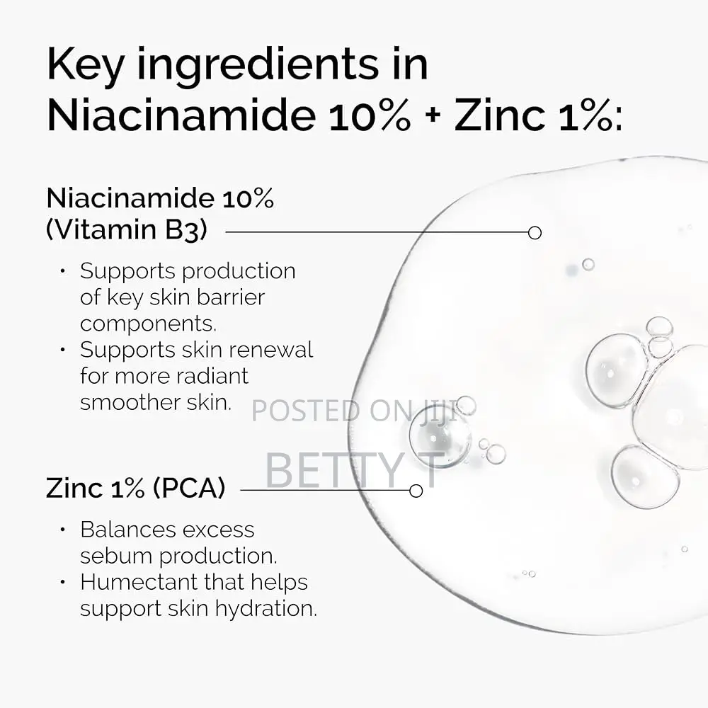 The Ordinary Niacinamide 10% and Zinc 1%