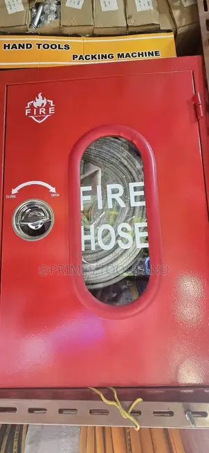 🔥 Fire Hose Cabinet (የእሳት እርዳታ ሳጥን)