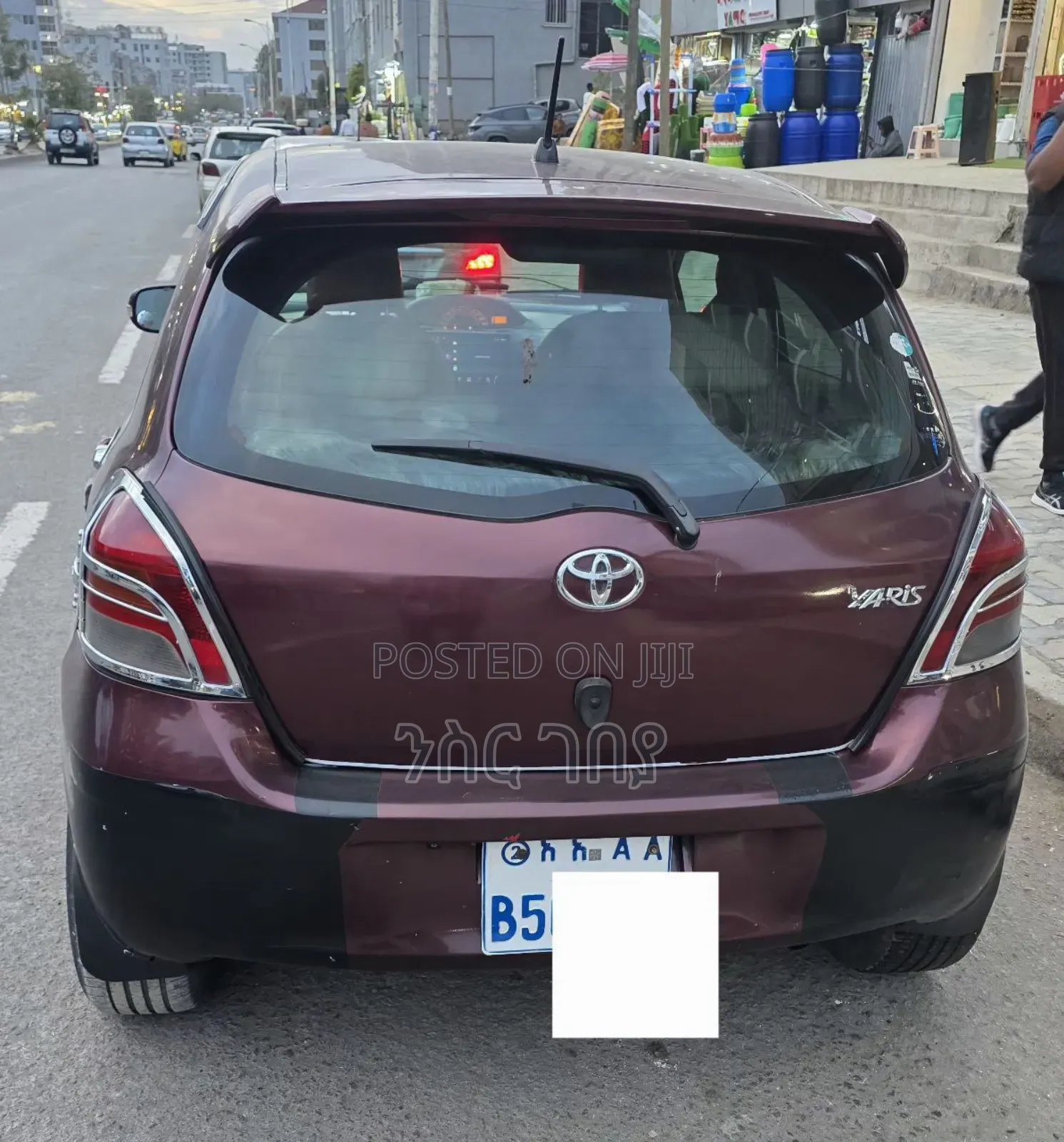 Toyota Yaris 2008 Red