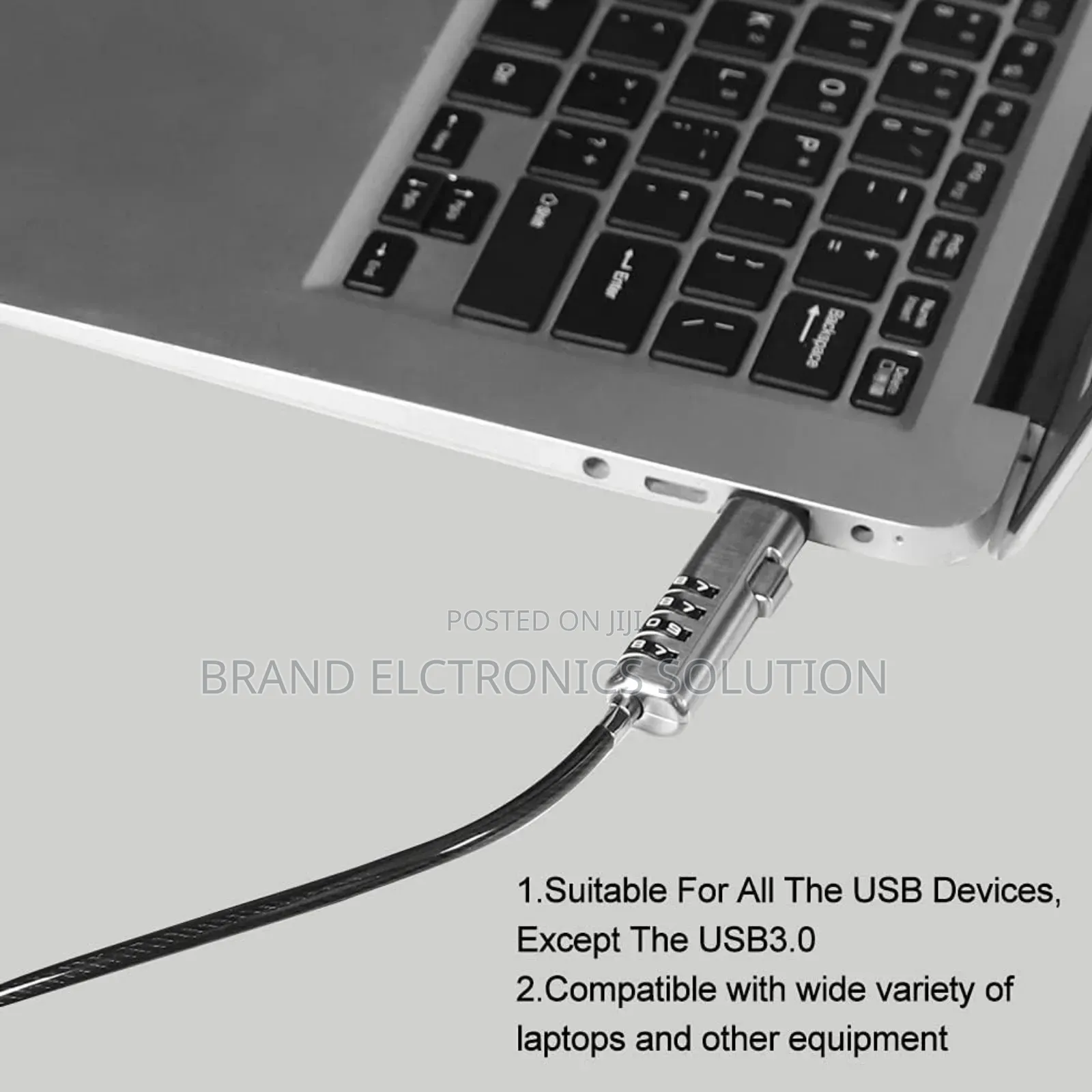 የላፕቶፕ ቁልፍ Laptop Combination Security Lock Cable.