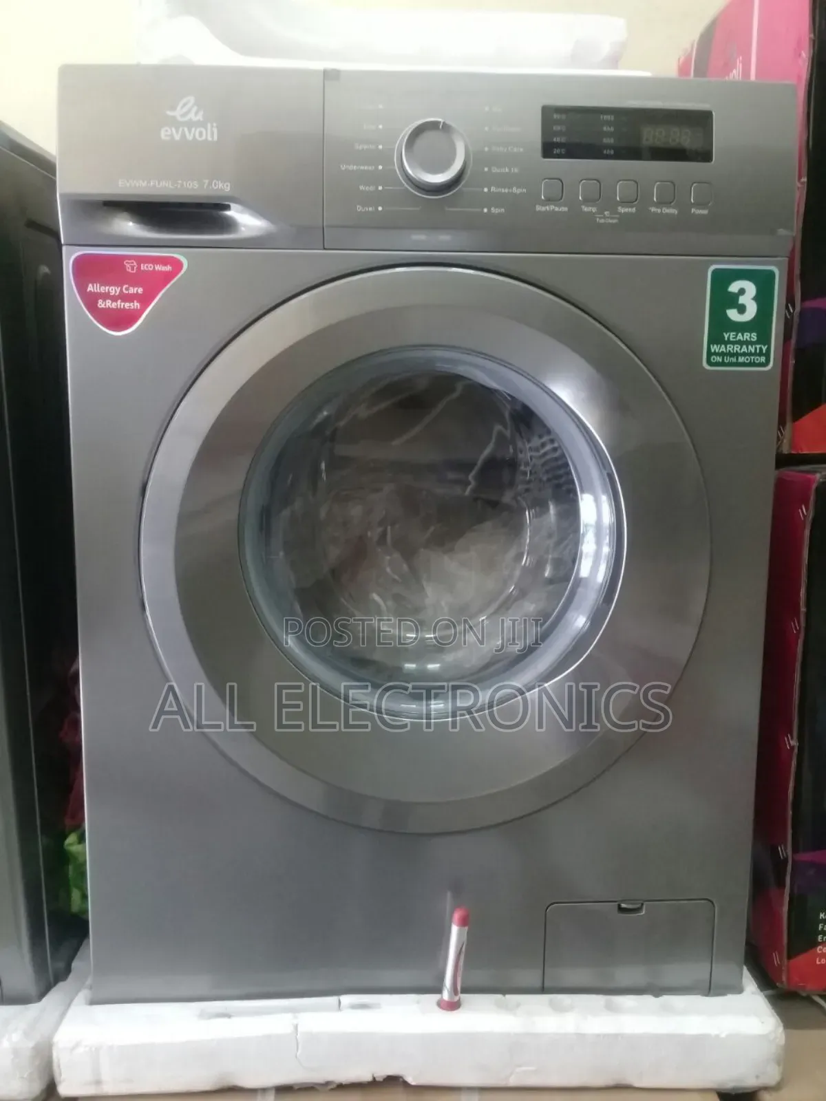 Evveoli Front Load Automatic Washing Machine