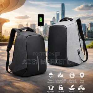 Anti-Theft Backpack With Usb Charging Port