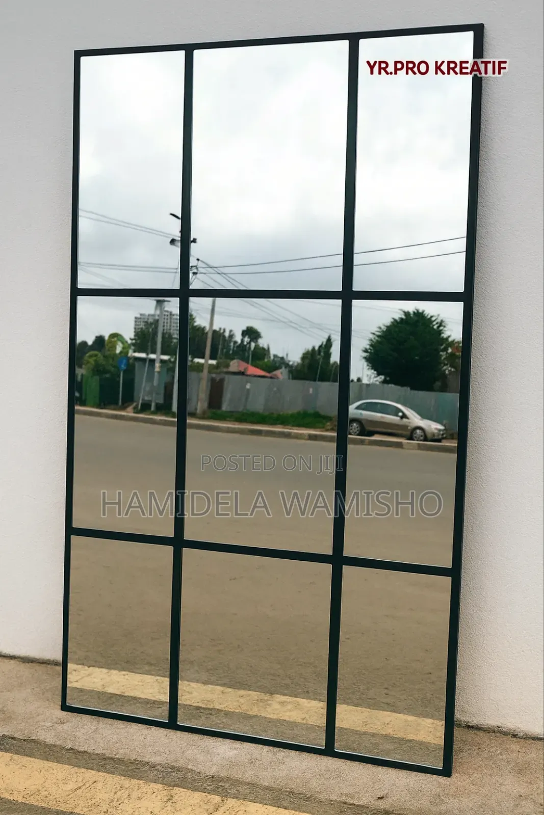 Modern Salon / Barber Mirror With White Led Light – 100×200 Cm