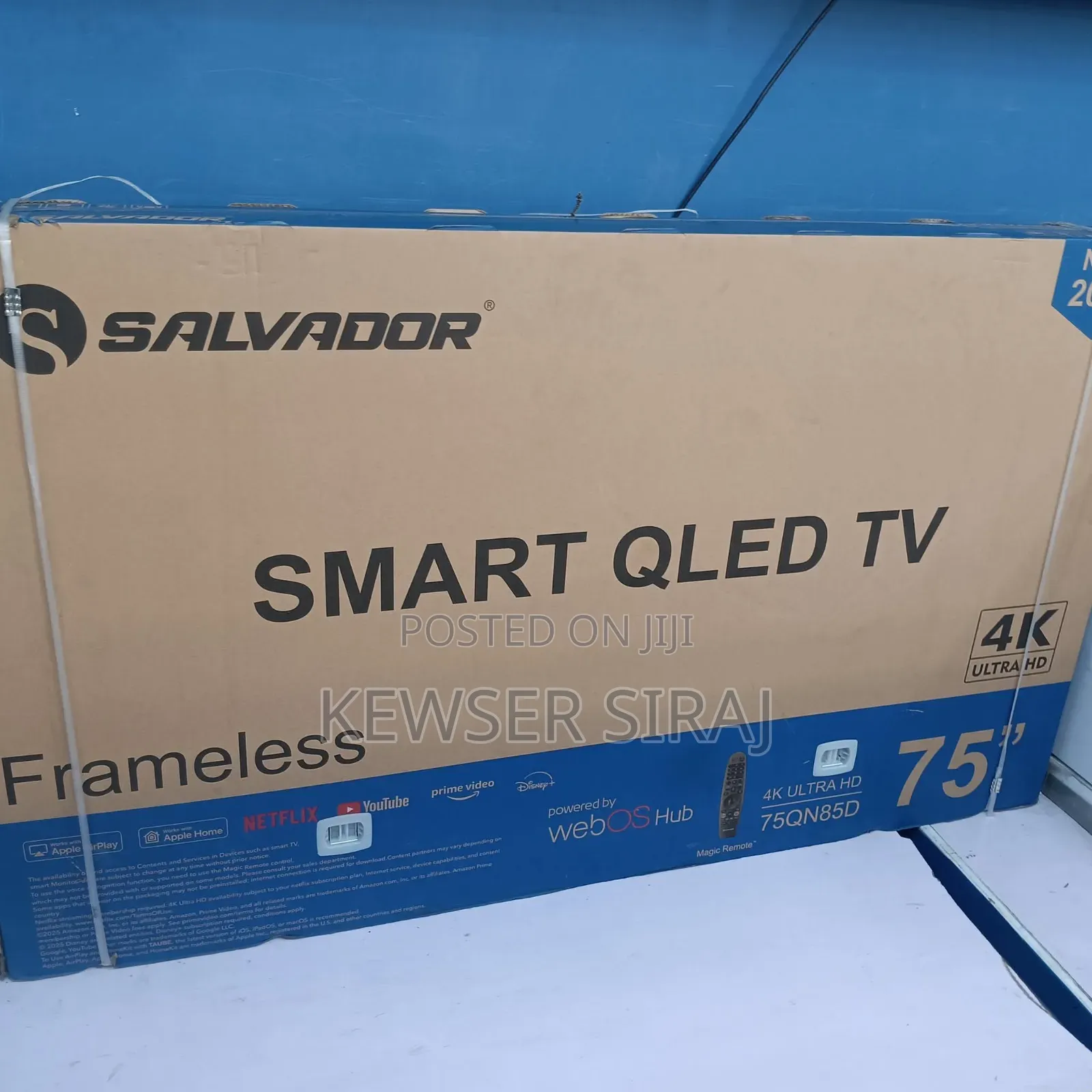 Salvador 75.Inch Tv Smart New 20 25 Model Qled Quality Uhd